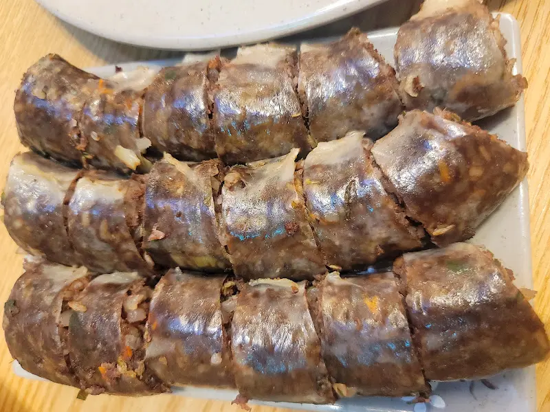 윤기가 흐르는 순대