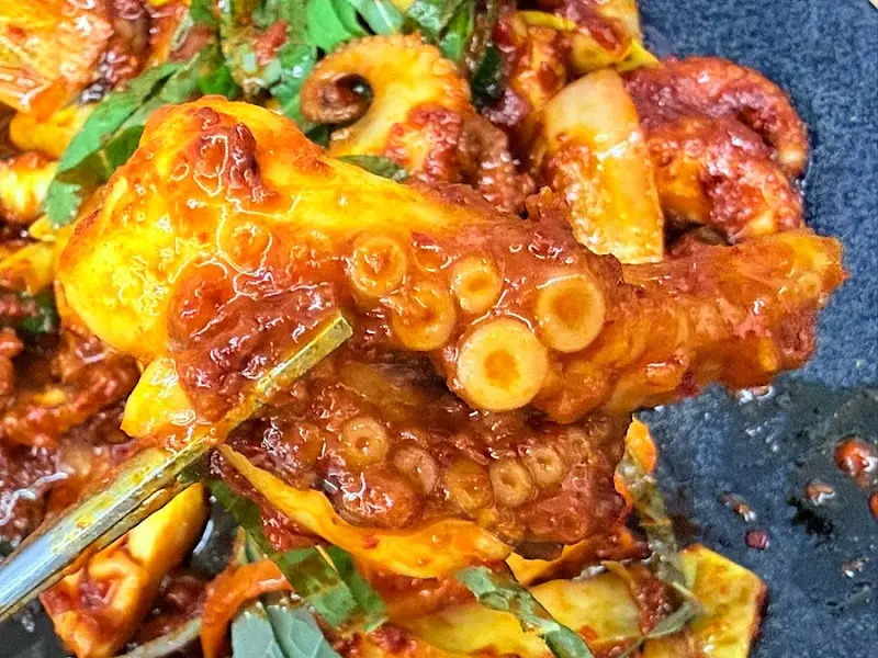 광화문미진 세종점 쭈꾸미볶음 근접샷