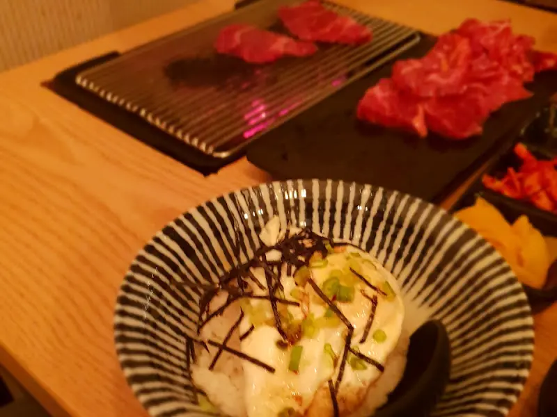 미니 화로에 구워 먹는 고기