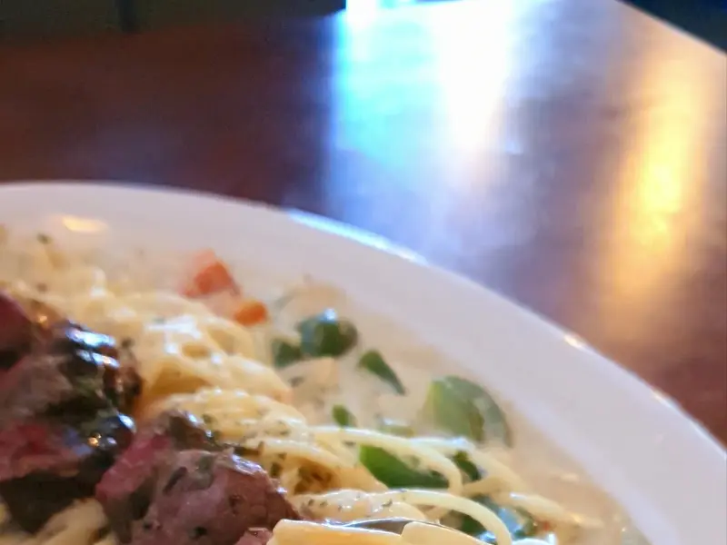 스테이크 파스타