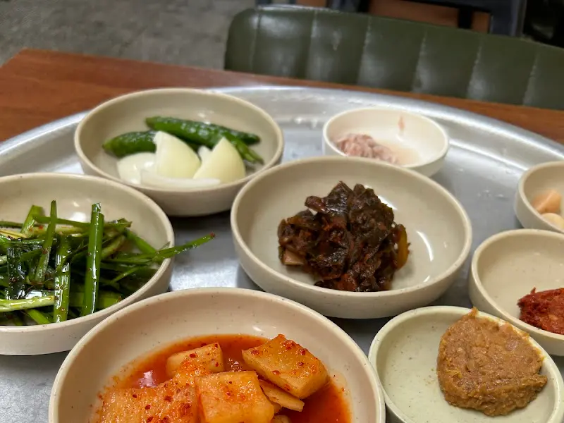 무안식당 밑반찬