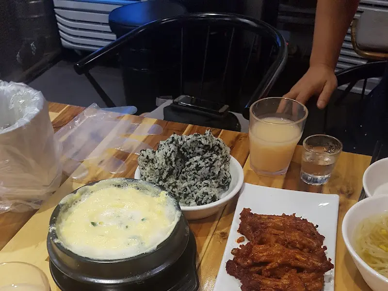 닭발과 계란찜, 주먹밥