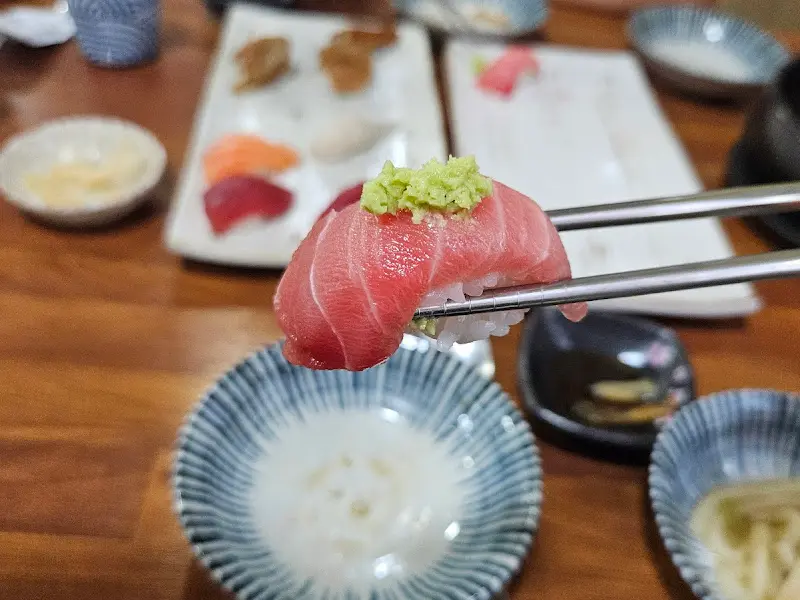 초밥 디테일 샷