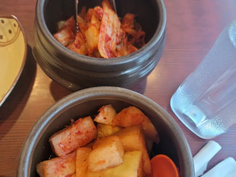 푸주옥의 깍두기와 김치