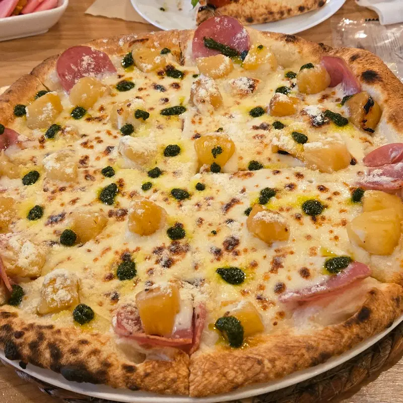 하와이안 피자
