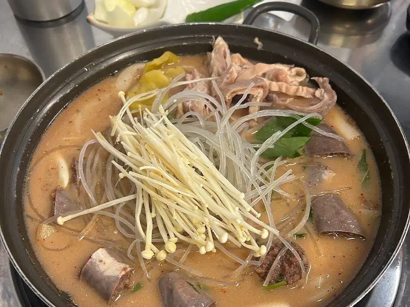 순대 전골 비주얼