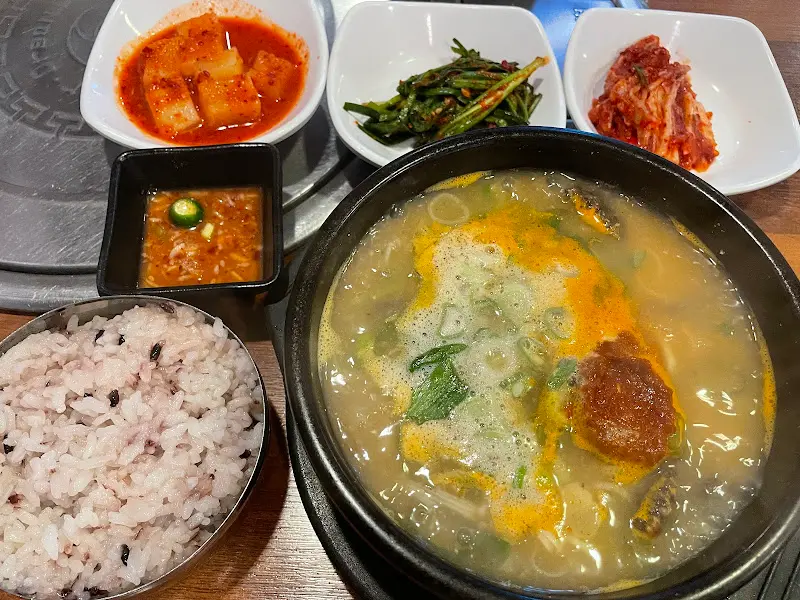 순대국밥 한상차림