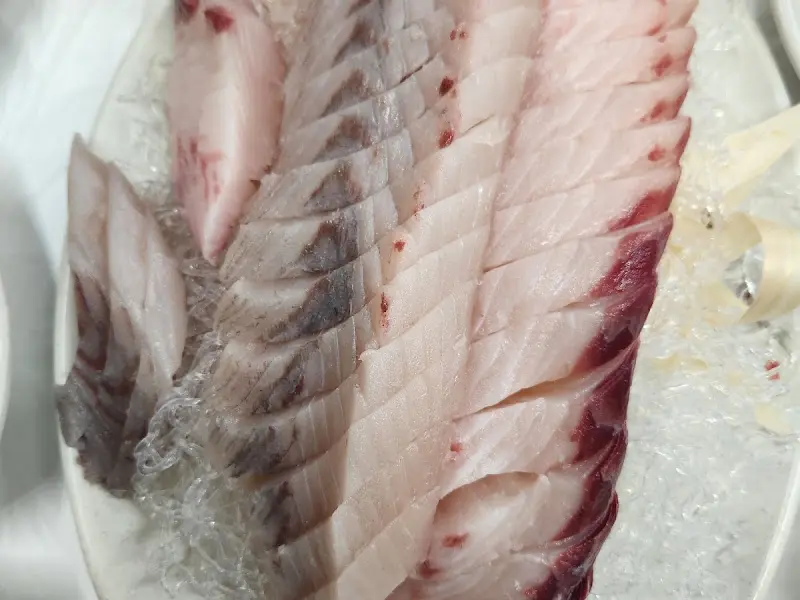 선어회 (민어회)