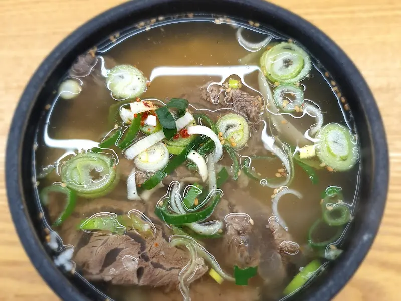 수육곰탕 근접샷