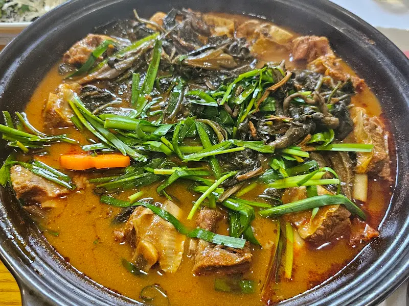 산나물 소갈비찜