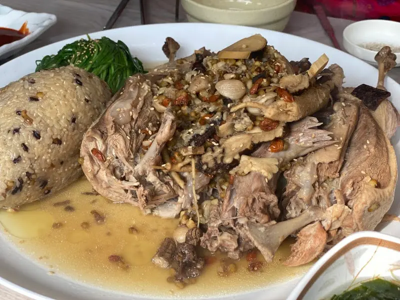 한방옻오리백숙