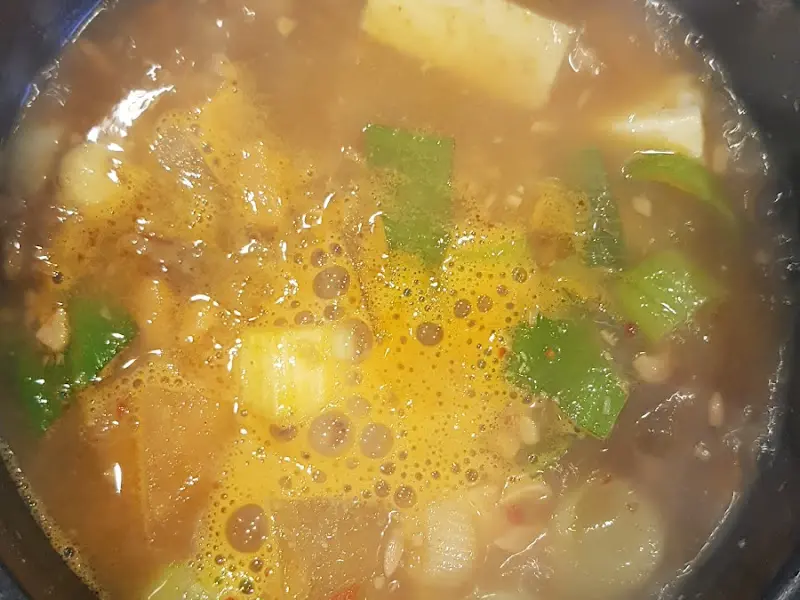 자이식육식당 된장찌개