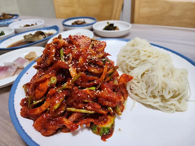 황어랑 간재미무침