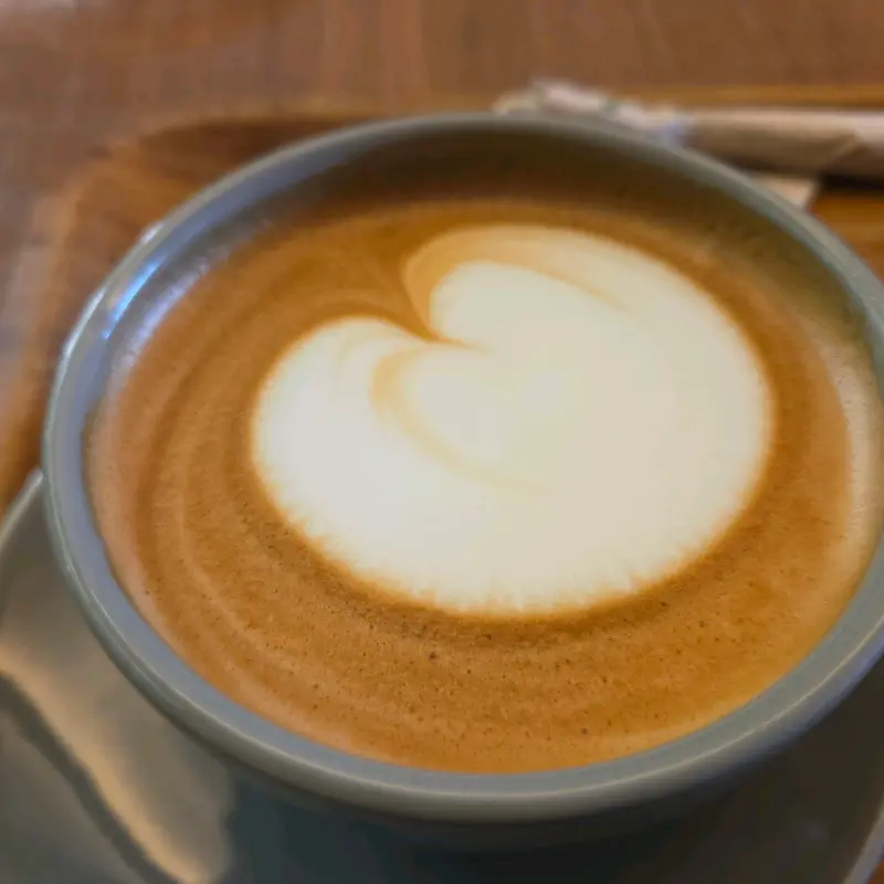 하트 모양 라떼 아트