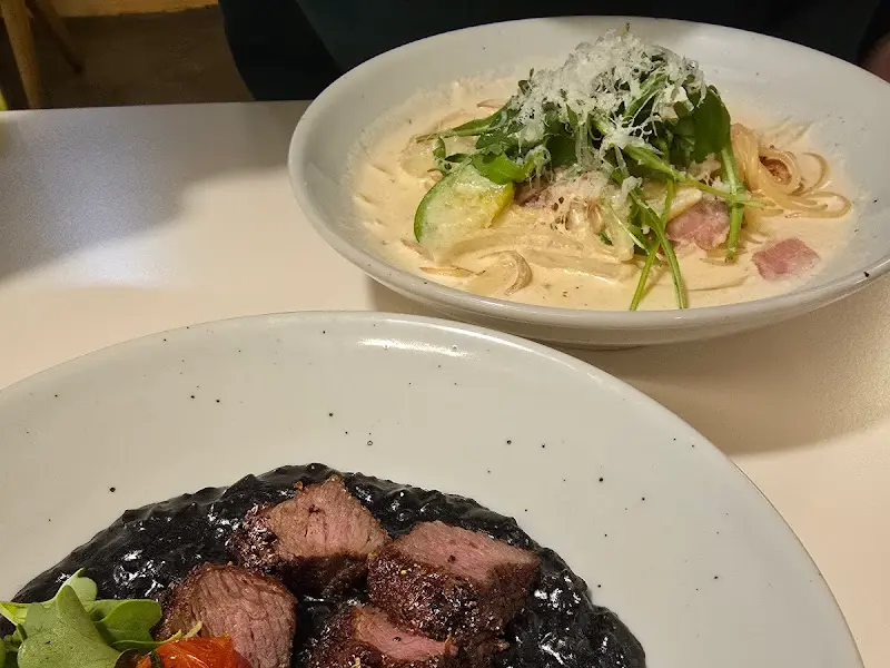 새우 바질 크림 파스타