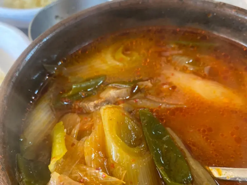 육개장 디테일 샷