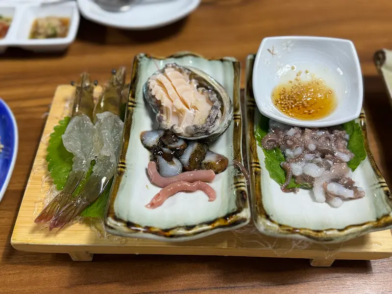 싱싱한 해산물 모듬