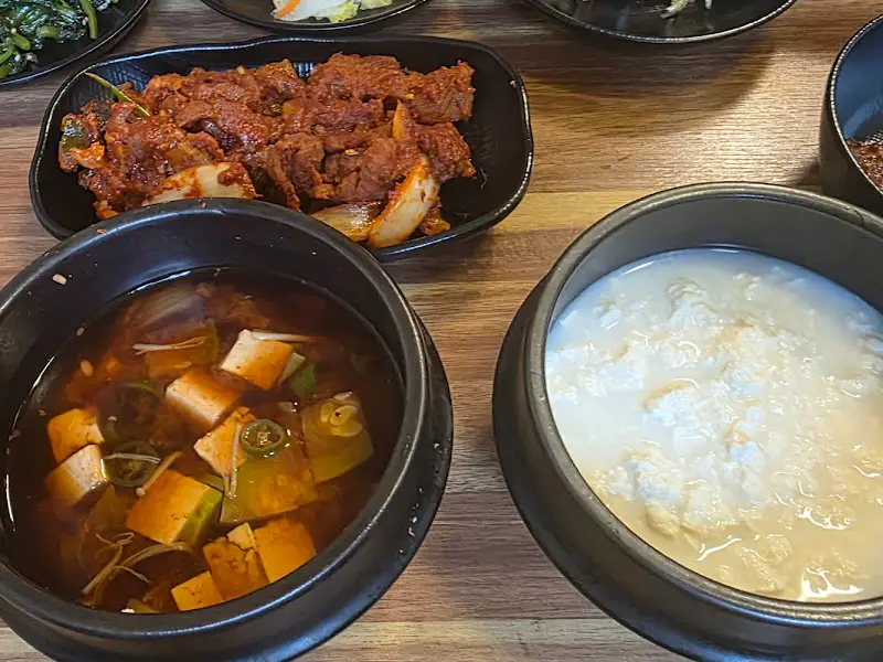 된장찌개와 순두부