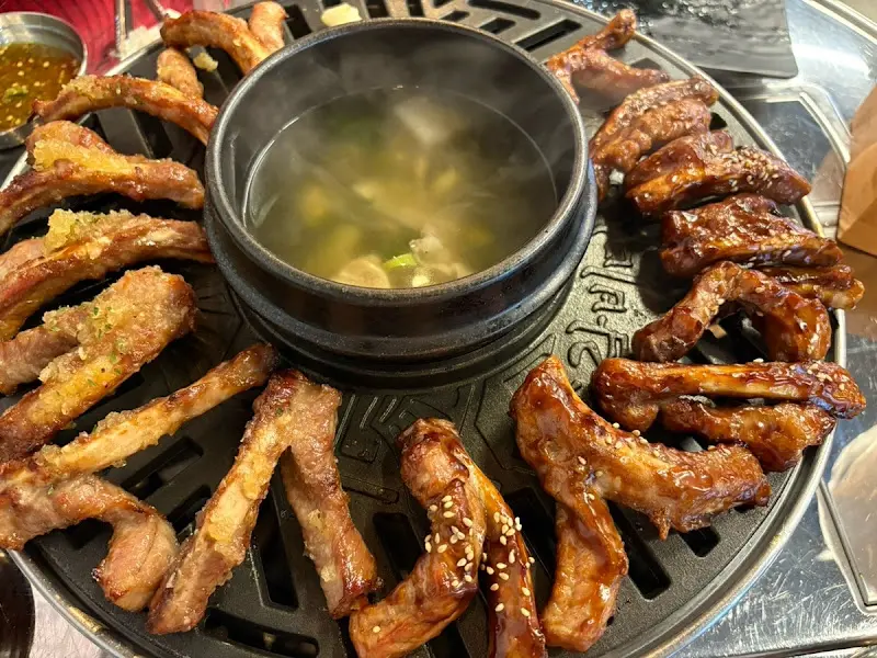 다양한 맛의 쪽갈비