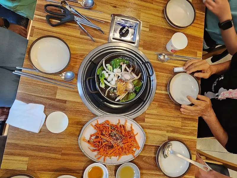 굴요리 한상차림