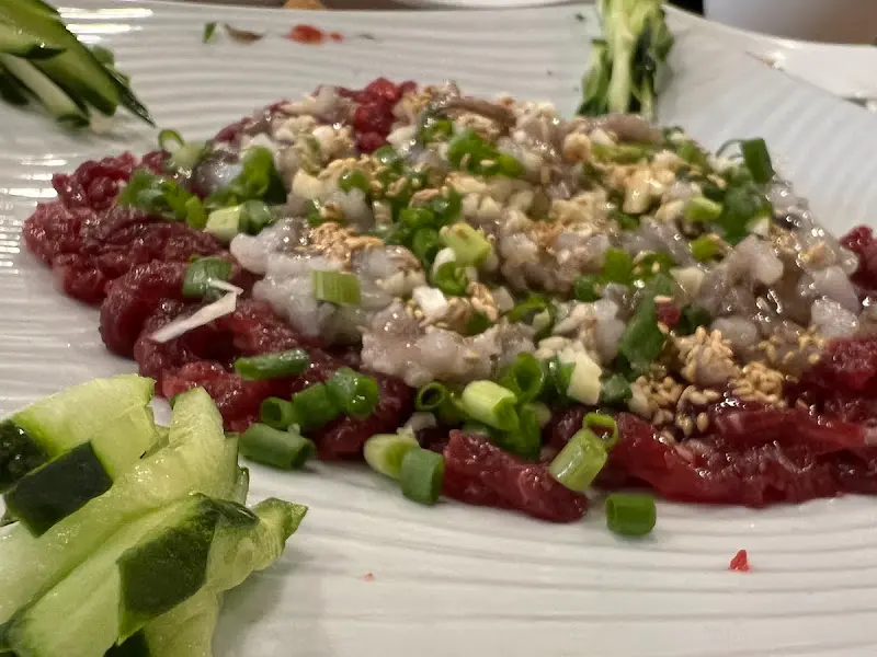 육회낙지 탕탕이