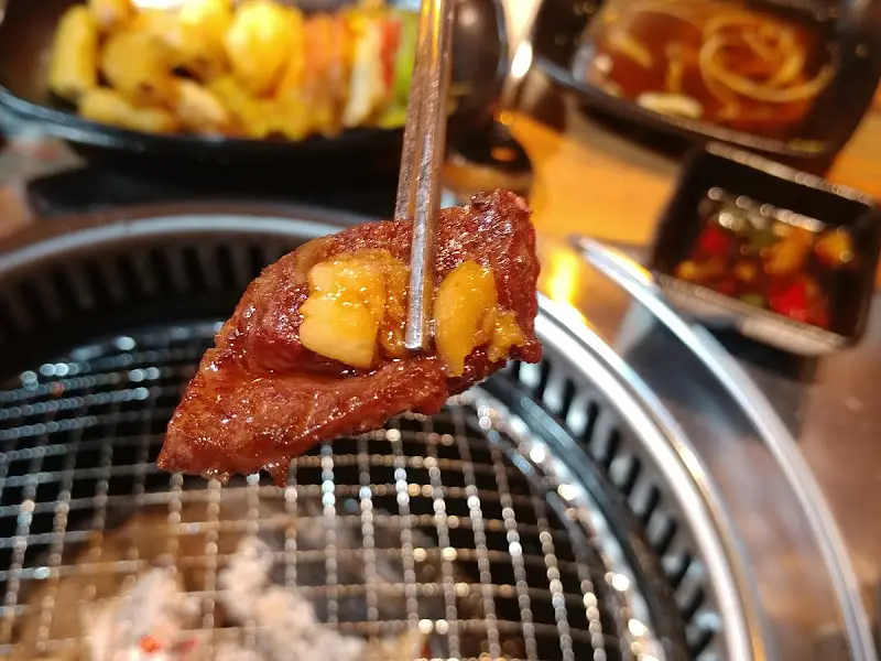 잘 구워진 소고기 한 점