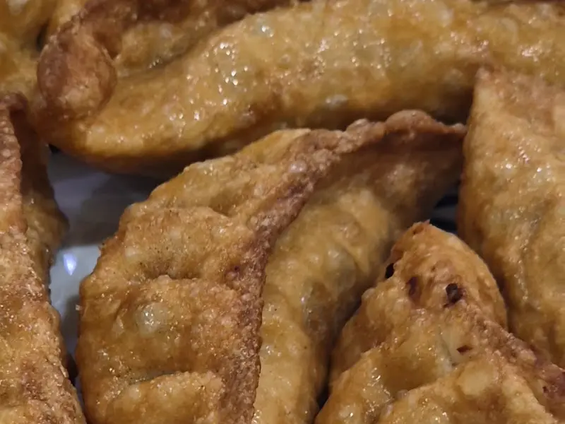 군만두 클로즈업