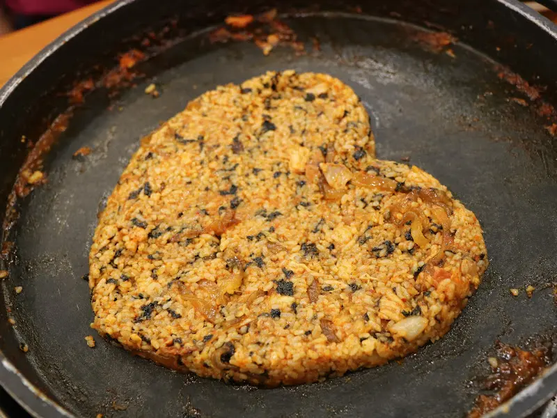 하트 모양 볶음밥