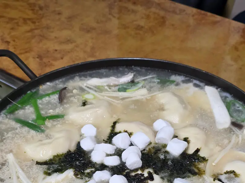 만두전골의 비주얼