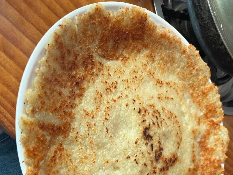 잘 구워진 감자전