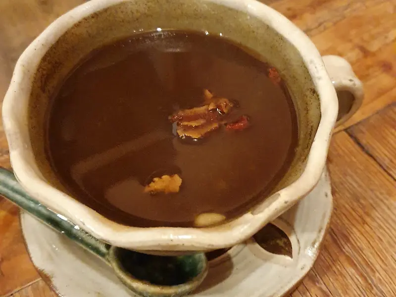 민속마당의 따뜻한 대추차