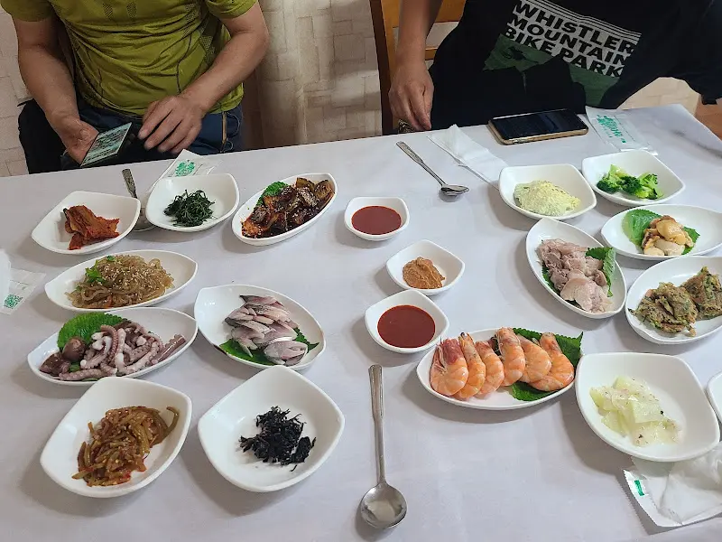 한상차림 항공샷