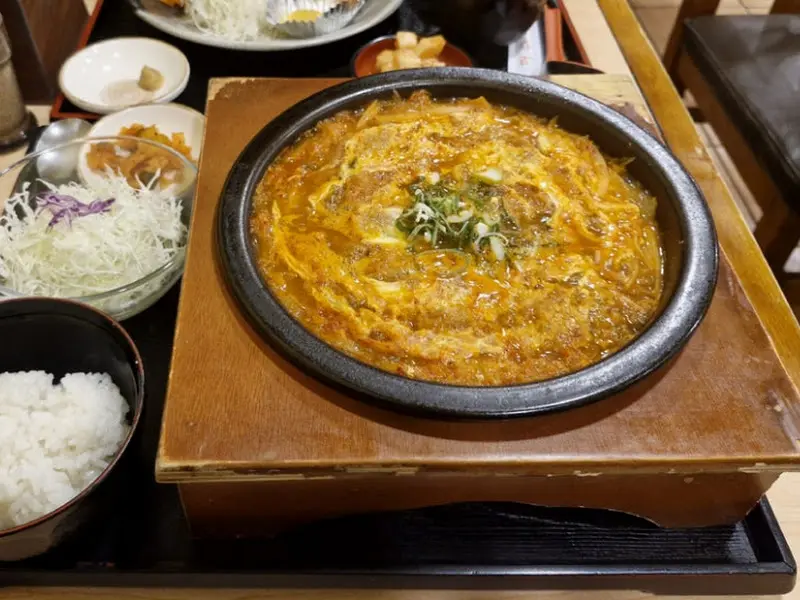 김치나베 돈까스