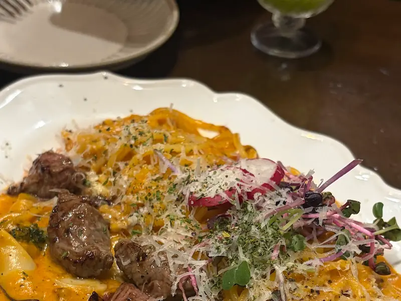 통베이컨 크림 딸리아뗄레