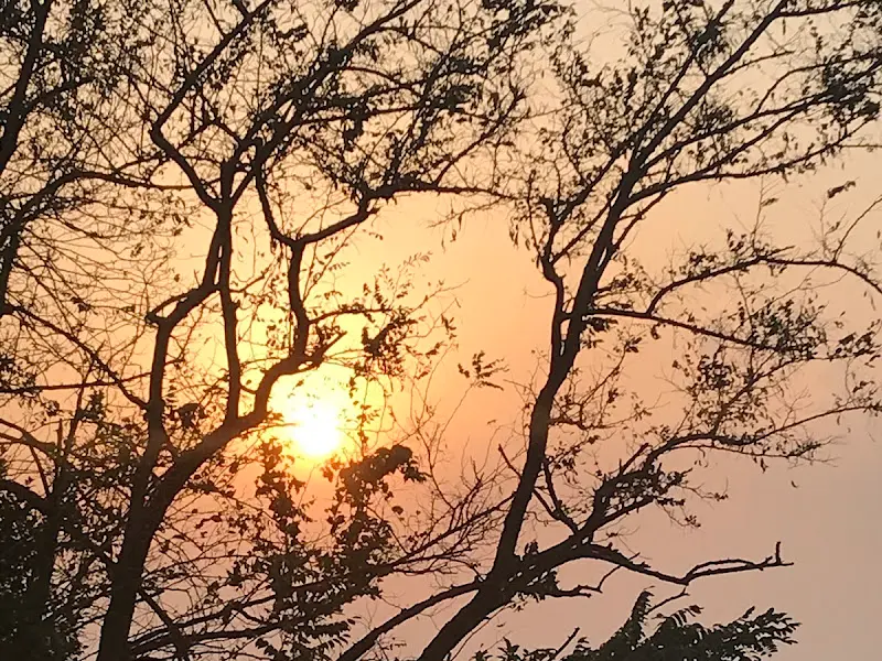 노을이 지는 하늘