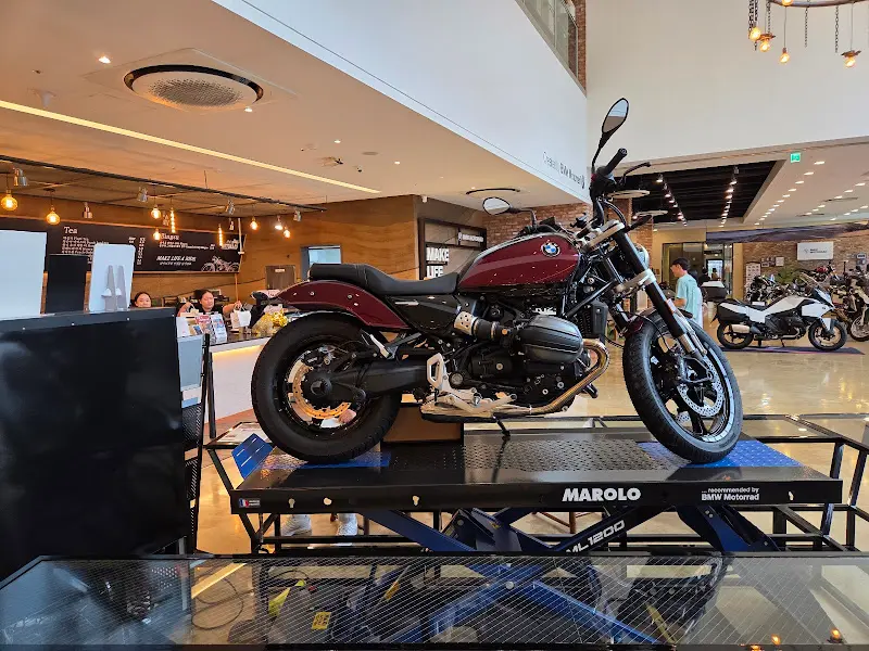 전시된 오토바이