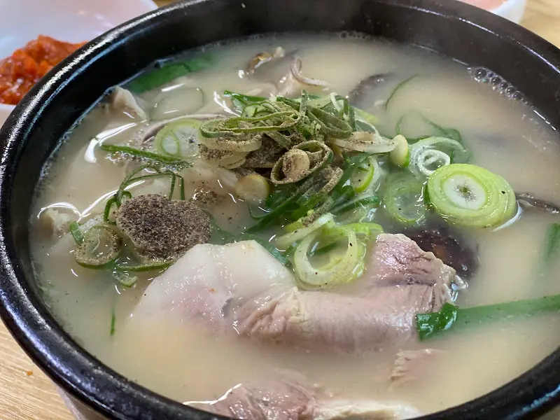 영창돼지국밥 돼지국밥 클로즈업