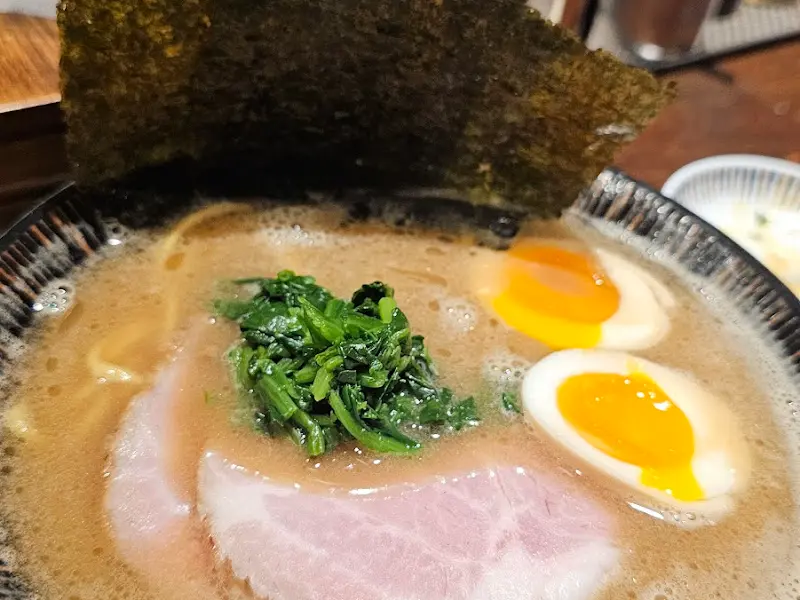 이에케 라멘 근접샷