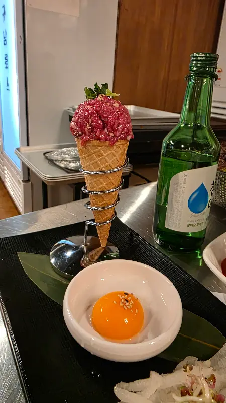 비주얼 끝판왕 육회 타르타르