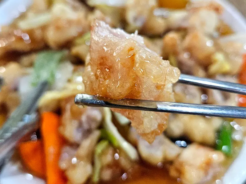 향미식당 탕수육 클로즈업