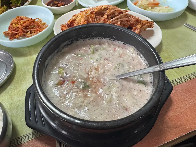 순두부 찌개 클로즈업