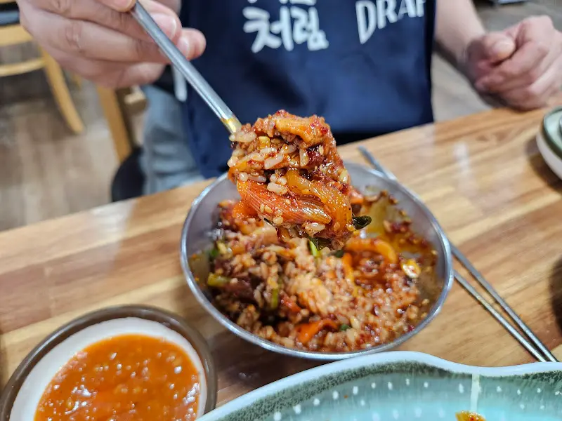 하트 모양 볶음밥