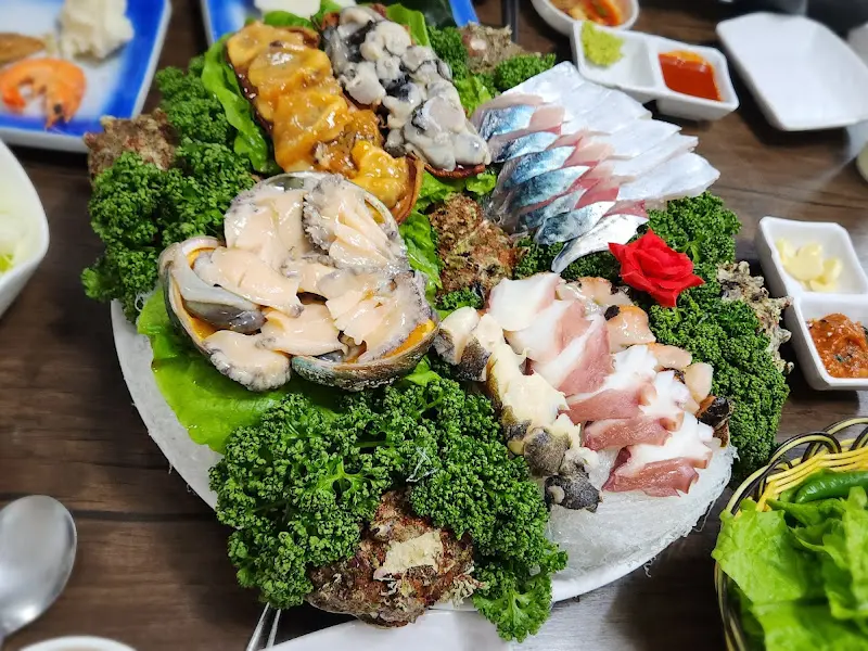 신선한 해산물 모듬