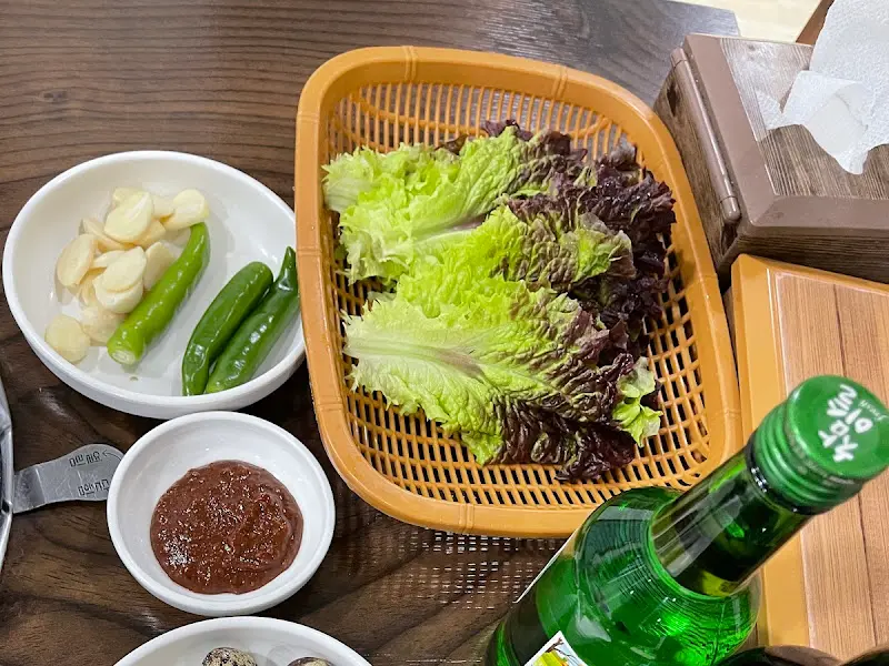 풍성한 쌈 채소