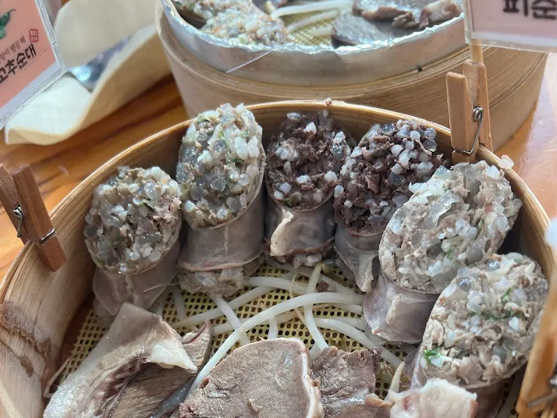 수제 순대와 수육