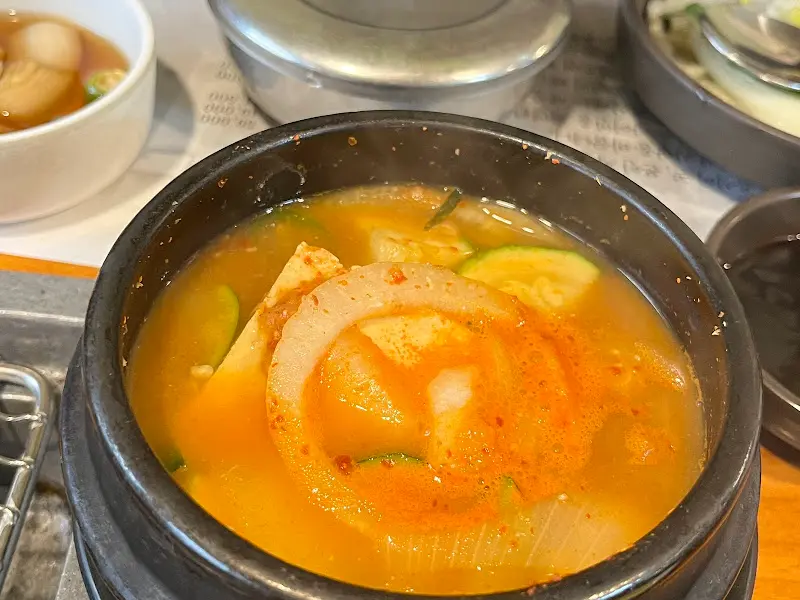 된장찌개의 모습