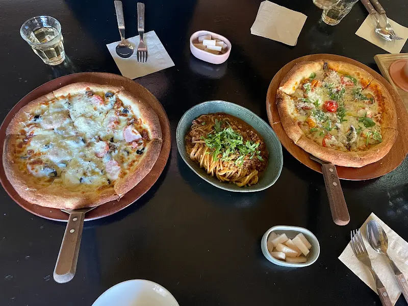 피자, 파스타, 음료