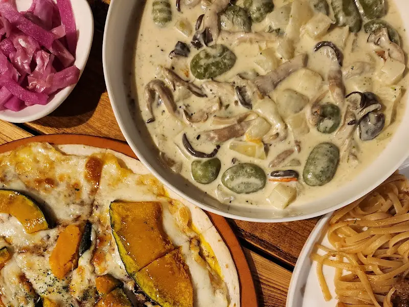 단호박 피자, 뇨끼, 파스타