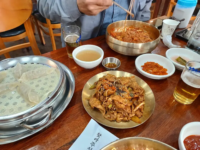 돈불과 만두, 그리고 냉면