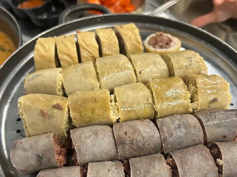 옹순대 모듬 순대 디테일